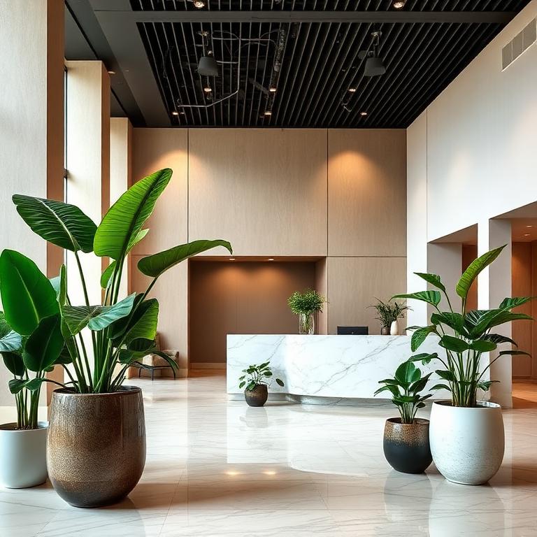 Reception Plant Setup